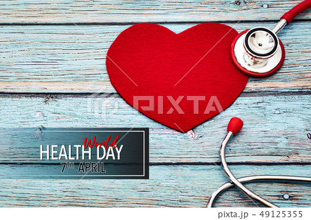 World health day, healthcare and medical concept 49125355