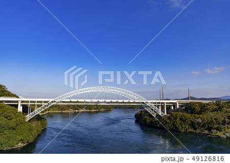 [長崎県]新西海橋と針尾瀬戸 49126816