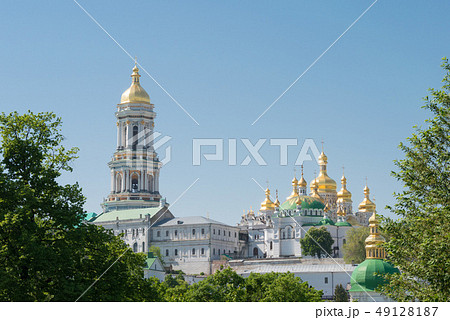 世界遺産キエフ ペチェールシク大修道院 Kiev Pechersk Lavra ウクライナ キエフの写真素材