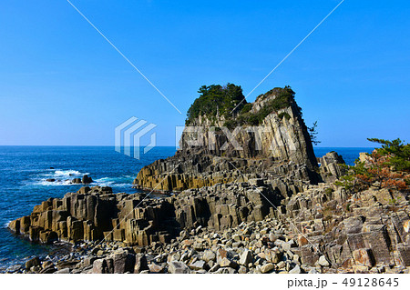 鉾島　鉾島神社　越前海岸 49128645