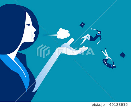 Blown away. Manager dismiss employees. Concept 49128656