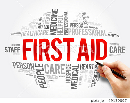 First aid word cloud collage First aid word cloud collage 49130097