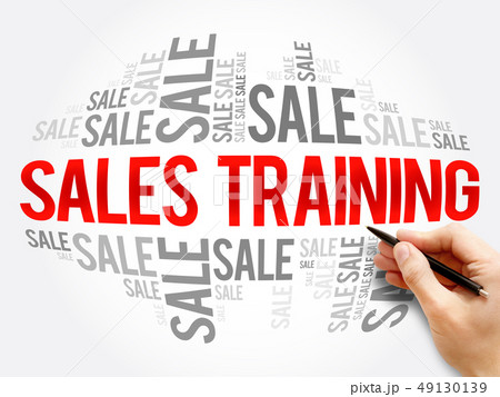 Sales Training word cloud collage Sales Training word cloud collage 49130139