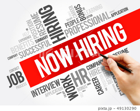 Now Hiring word cloud collage 49130290