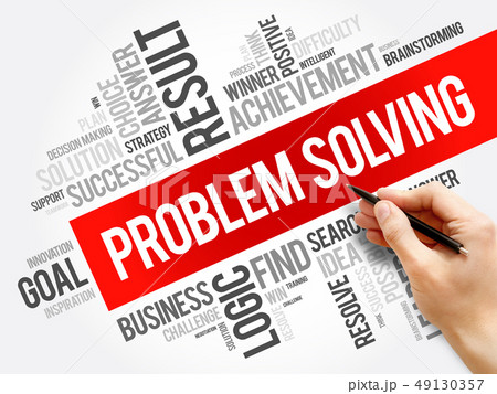 Problem solving aid word cloud collage Problem solving aid word cloud collage 49130357