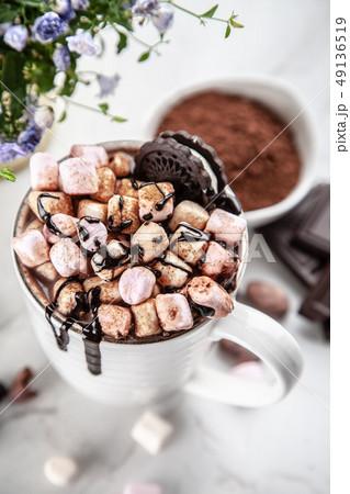 Cup of hot chocolate 49136519