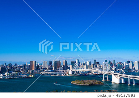 《東京都》東京ウォーターフロント・都市風景 49137993