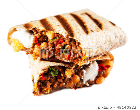 Mexican beef burrito Mexican beef burrito 49140822
