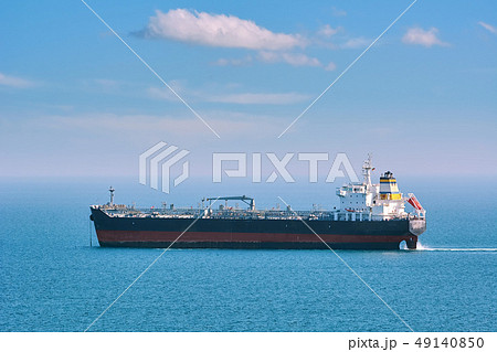 Oil, chemical tanker in the sea. 49140850