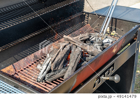 バーベキュー（準備） 火起こし 49141479