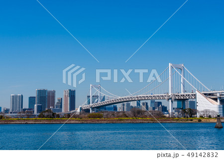レインボーブリッジ お台場から レインボーブリッジ お台場から 49142832