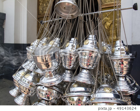 Censer burner sell at church entrance 49143624
