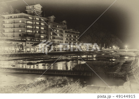 三朝温泉の夜景 49144915