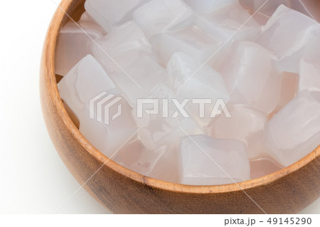 ナタデココ　ココナッツゼリー: nata de coco, coconut jelly 49145290