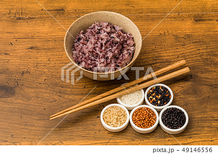五穀米　雑穀米　Beauty and health of millet rice 49146556