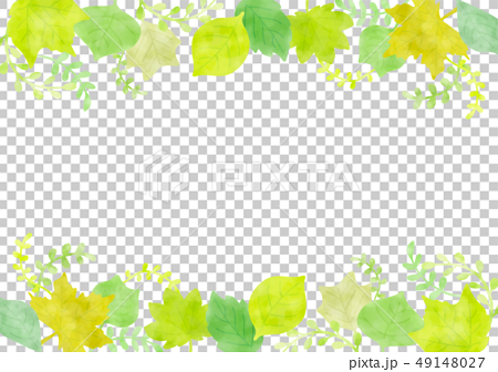 葉っぱ 背景5のイラスト素材 49148027 Pixta