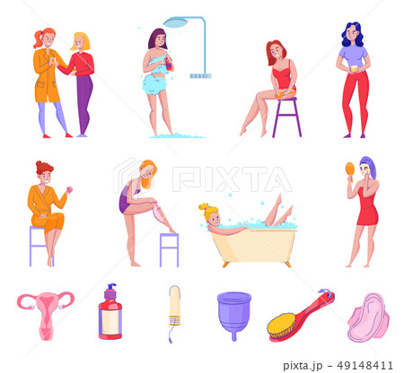 Feminine Hygiene Flat Set 49148411