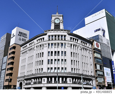 日本の東京都市景観 東京・銀座 日本の東京都市景観 東京・銀座 49148805