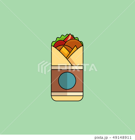 Chickenf Roll icon Chickenf Roll icon 49148911