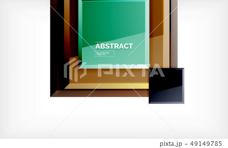 Square geometrical background 49149785
