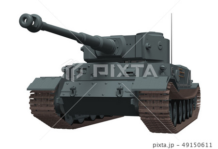 ポルシェティーガーのイラスト素材