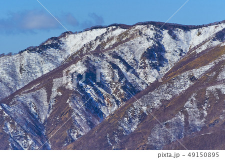 奥日光 残雪の半月峠から西側の大平山眺望 奥日光 残雪の半月峠から西側の大平山眺望 49150895