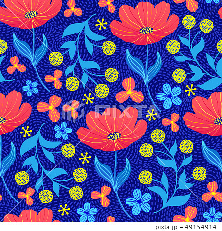 pattern with tulips 49154914