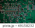 Circuit board background. Electronic hardware. 49158232