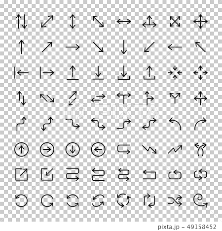 矢印 アイコン 素材 矢印 アイコン 素材 49158452