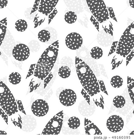 Seamless pattern with rocket Abstract background Seamless pattern with rocket Abstract background 49160395