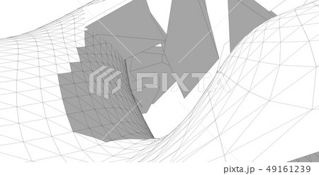 Abstract architectral drawing sketch,Illustration 49161239