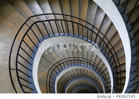 Spiral stairs perspective Spiral stairs perspective 49162545