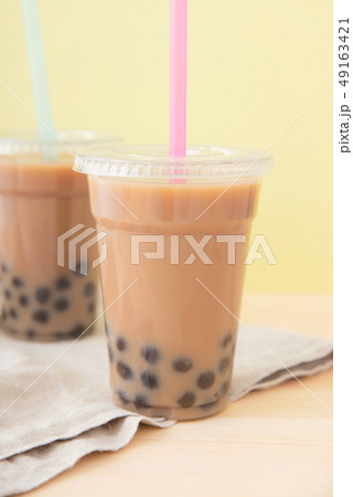 タピオカミルクティー タピオカミルクティー 49163421