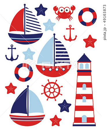 nautical baby set marine nautical baby set marine 49163873