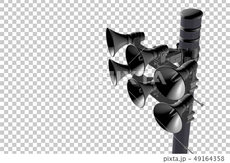 防災廣播圖像(透明材料) 防災廣播圖像(透明材料) 49164358