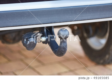 Towbar on a car Towbar on a car 49165085