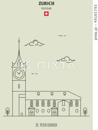 St. Peter Church in Zurich, Switzerland  49165793