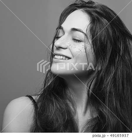 wavy hair beauty care treatment young female 49165937