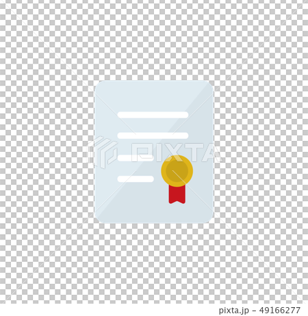 書類　ドキュメント　証明書　アイコン 49166277