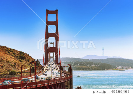 Panorama on San Francisco and the Gold Gate Panorama on San Francisco and the Gold Gate 49166465