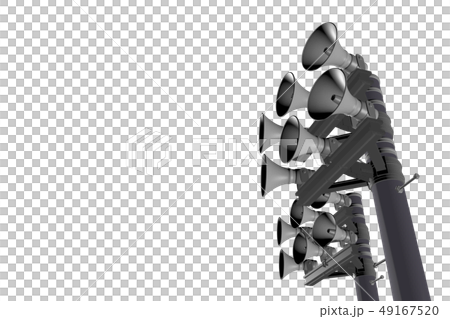 防災廣播圖像（透明材料） 49167520