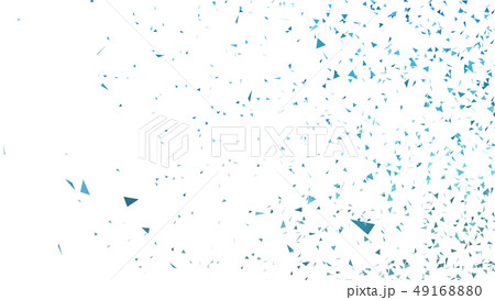 CGパーティクル　トライアングルの紙吹雪 49168880