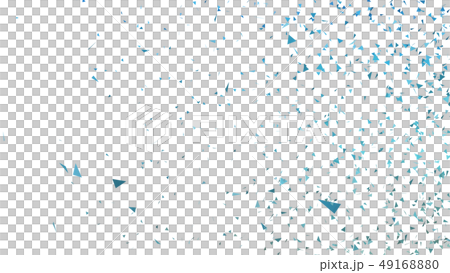 CGパーティクル　トライアングルの紙吹雪 49168880