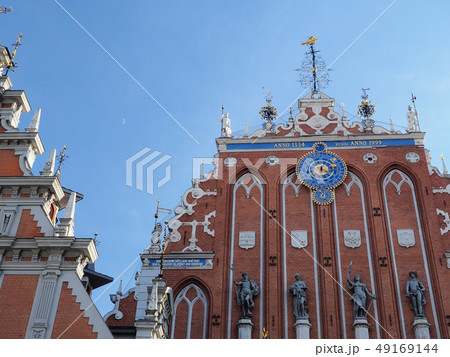 ラトビア・リガ、ブラックヘッド会館・市庁舎広場 Ratslaukums, Riga, Latvia ラトビア・リガ、ブラックヘッド会館・市庁舎広場 Ratslaukums, Riga, Latvia 49169144