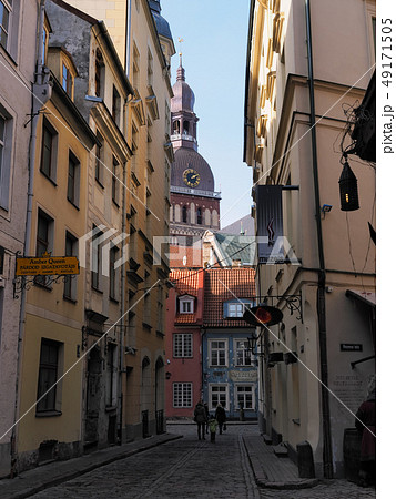 ラトビア・リガ旧市街、リガ大聖堂 / Riga old town, Riga Cathedral 49171505