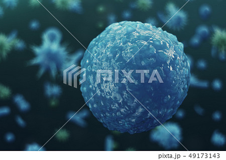 3D illustration Virus backgorund. Viruses...のイラスト素材 [49173143] - PIXTA