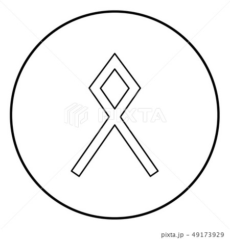 Odal Othil rune Othala symbol estate heritage Odal Othil rune Othala symbol estate heritage 49173929