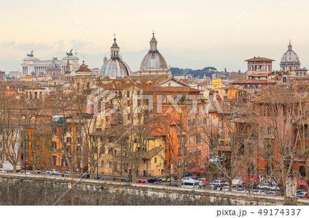 Rome city skyline view Rome city skyline view 49174337