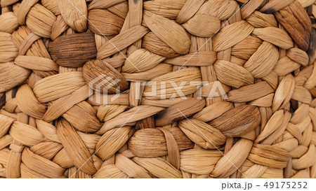 Woven basket texture 49175252