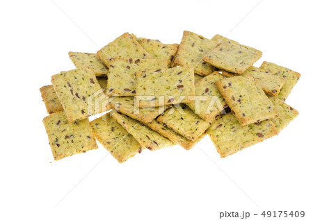 Gluten free cookies with green. 49175409